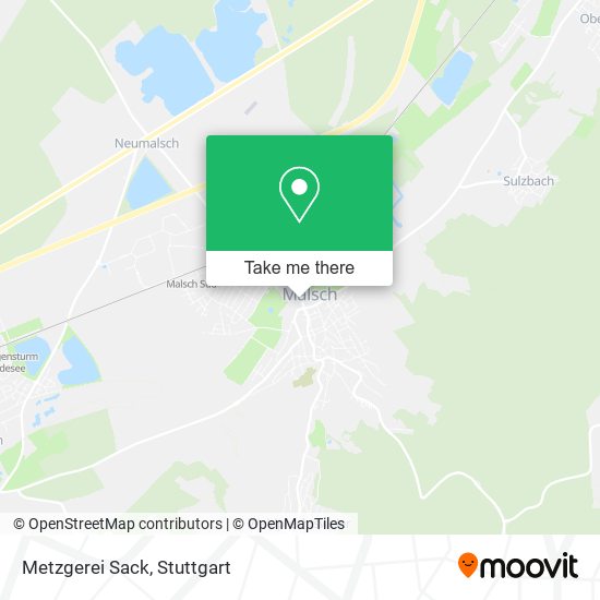 Карта Metzgerei Sack