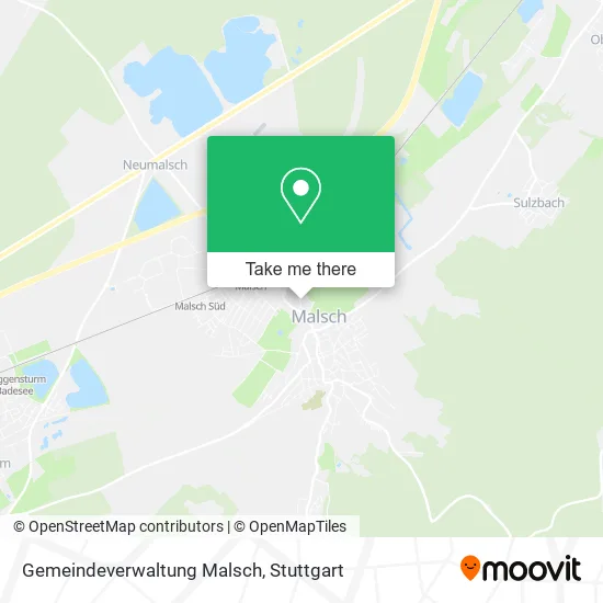 Карта Gemeindeverwaltung Malsch