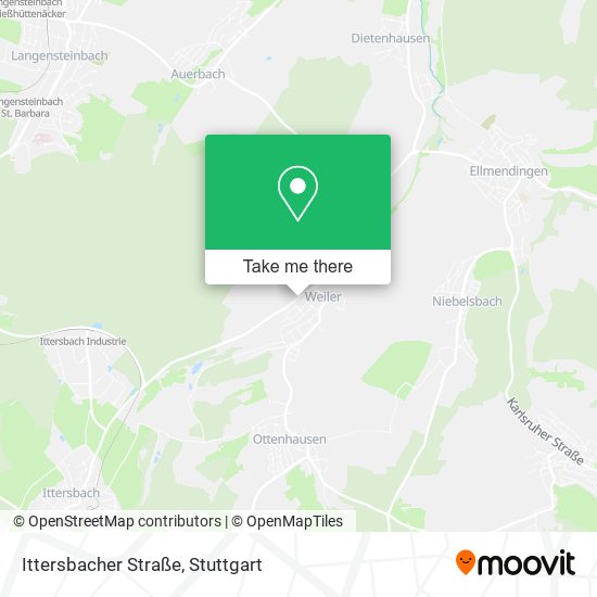 Ittersbacher Straße map