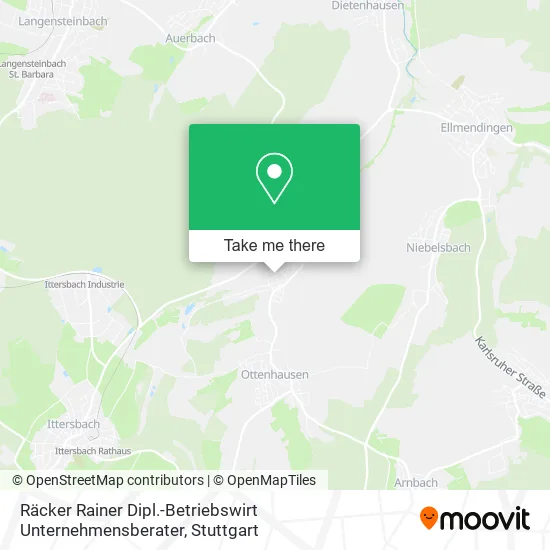 Карта Räcker Rainer Dipl.-Betriebswirt Unternehmensberater