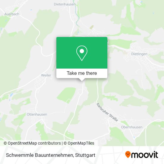 Schwemmle Bauunternehmen map