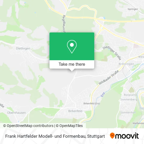 Карта Frank Hartfelder Modell- und Formenbau