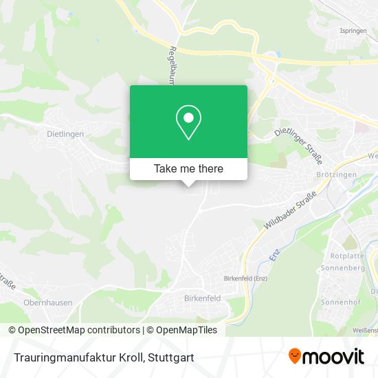 Карта Trauringmanufaktur Kroll