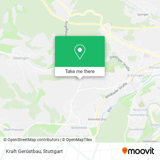 Kraft Gerüstbau map
