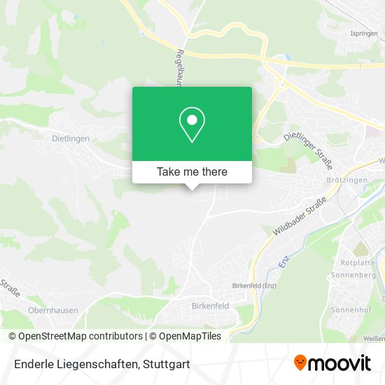 Enderle Liegenschaften map