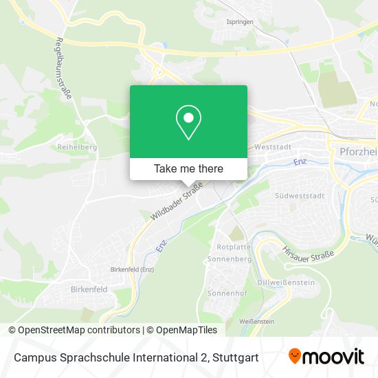 Campus Sprachschule International 2 map