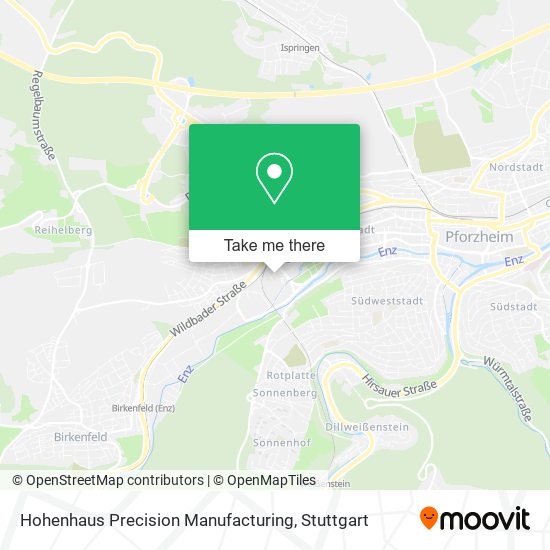 Карта Hohenhaus Precision Manufacturing