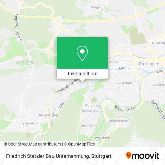 Friedrich Stetzler Bau-Unternehmung map