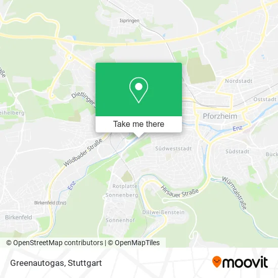 Карта Greenautogas