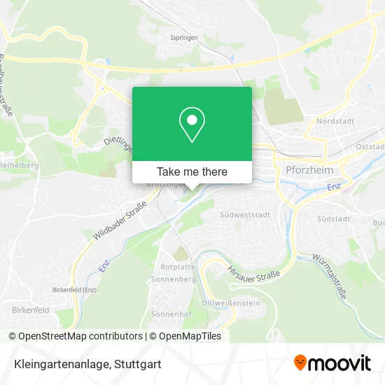 Карта Kleingartenanlage