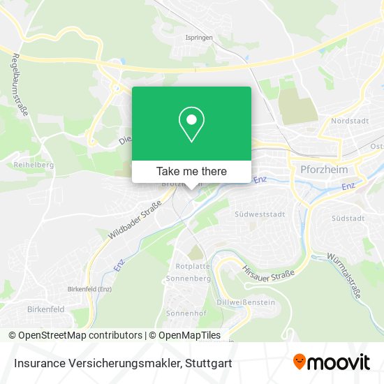 Insurance Versicherungsmakler map