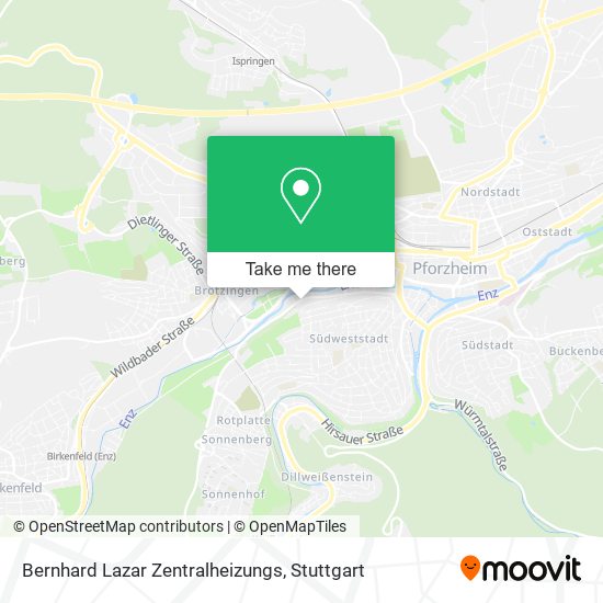 Bernhard Lazar Zentralheizungs map