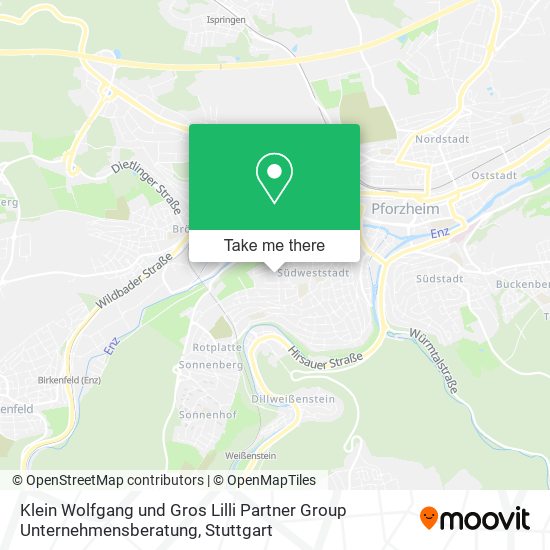 Klein Wolfgang und Gros Lilli Partner Group Unternehmensberatung map