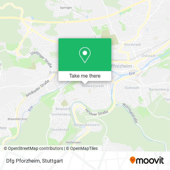 Dfg Pforzheim map