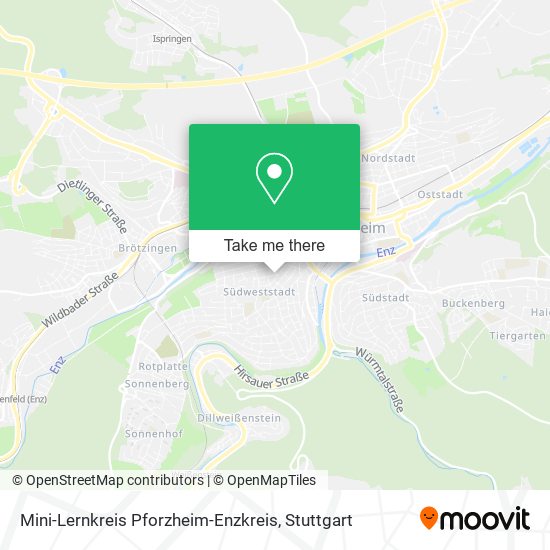 Mini-Lernkreis Pforzheim-Enzkreis map