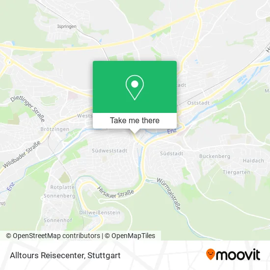 Карта Alltours Reisecenter