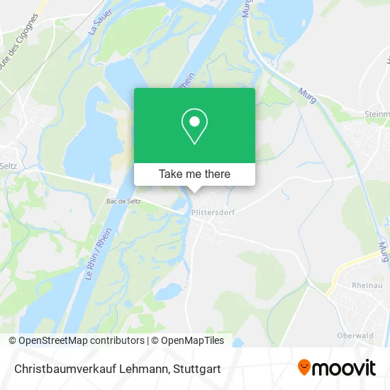 Карта Christbaumverkauf Lehmann