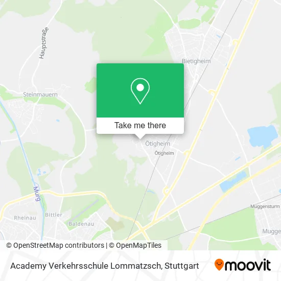 Карта Academy Verkehrsschule Lommatzsch