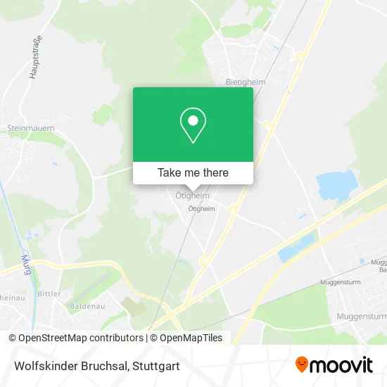 Карта Wolfskinder Bruchsal