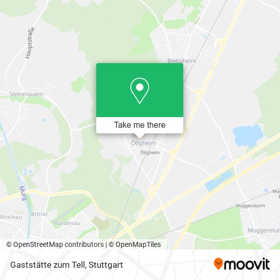 Gaststätte zum Tell map