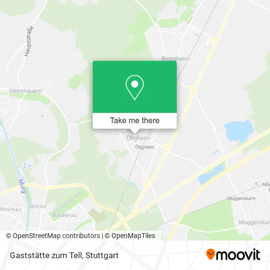 Карта Gaststätte zum Tell