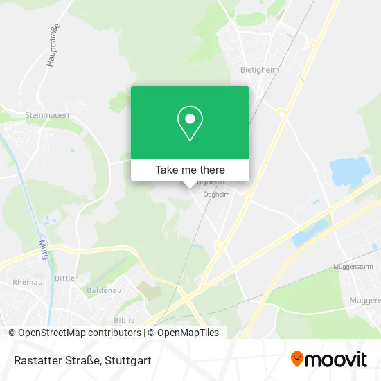Карта Rastatter Straße