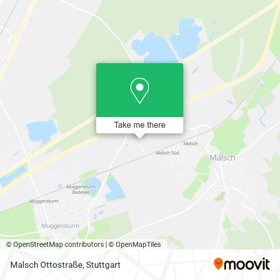 Malsch Ottostraße map