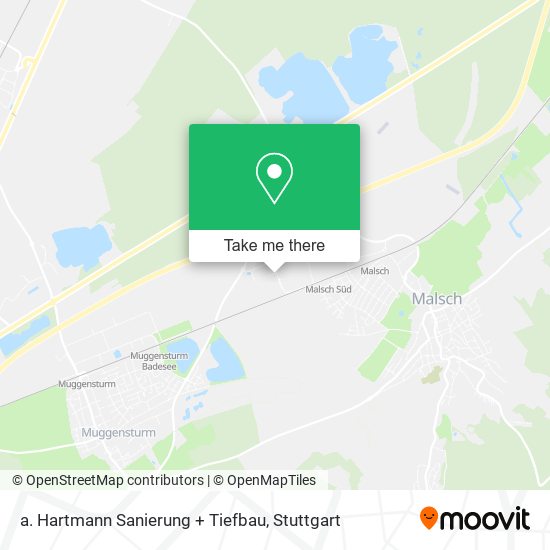 Карта a. Hartmann Sanierung + Tiefbau