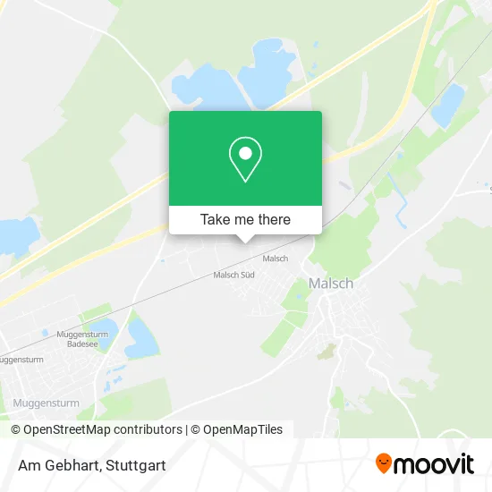 Карта Am Gebhart