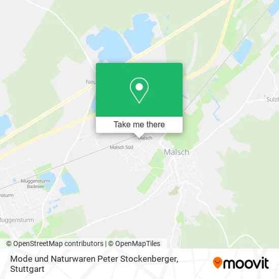 Карта Mode und Naturwaren Peter Stockenberger