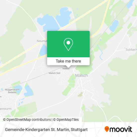Карта Gemeinde-Kindergarten St. Martin