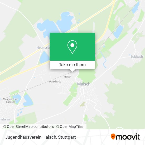 Jugendhausverein Halsch map
