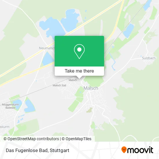 Карта Das Fugenlose Bad
