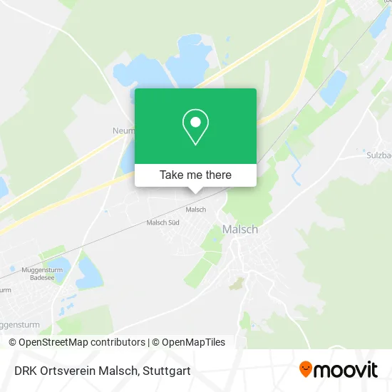 Карта DRK Ortsverein Malsch