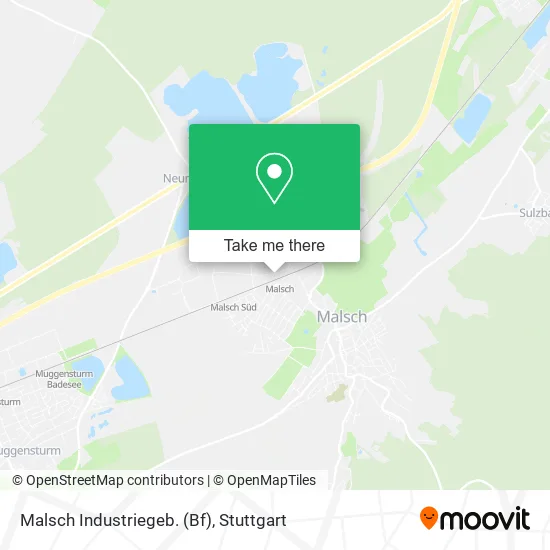 Карта Malsch Industriegeb. (Bf)