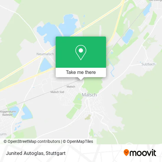 Junited Autoglas map