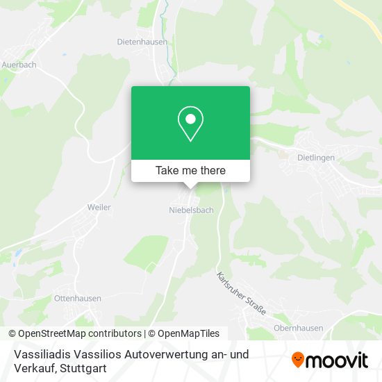 Карта Vassiliadis Vassilios Autoverwertung an- und Verkauf