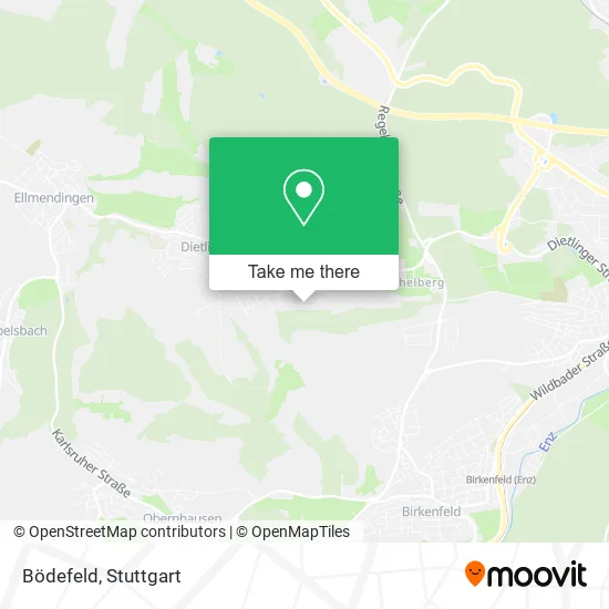 Карта Bödefeld