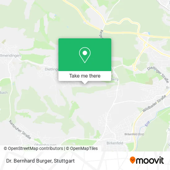 Карта Dr. Bernhard Burger