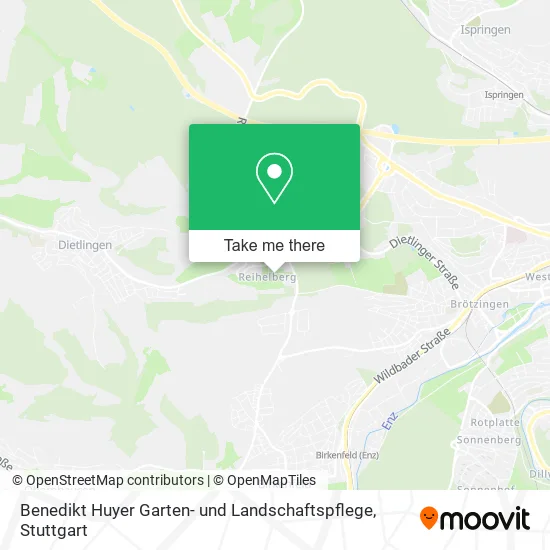 Карта Benedikt Huyer Garten- und Landschaftspflege