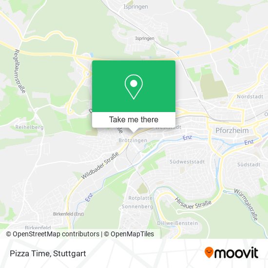 Карта Pizza Time