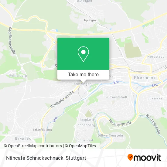 Карта Nähcafe Schnickschnack