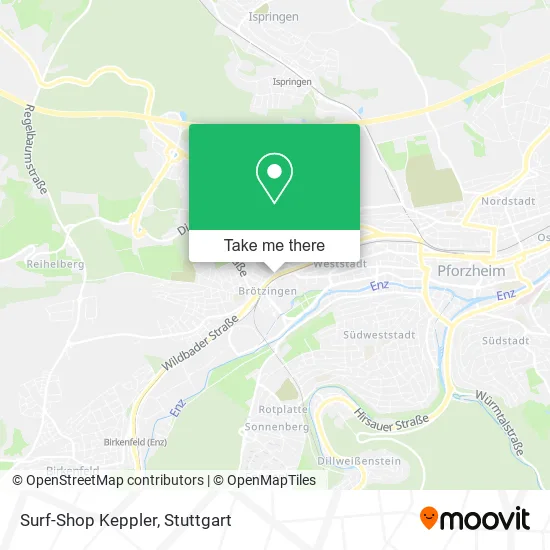 Карта Surf-Shop Keppler