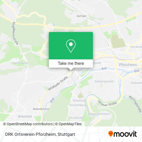 DRK Ortsverein Pforzheim map