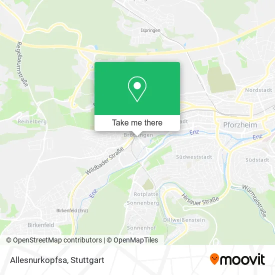 Карта Allesnurkopfsa