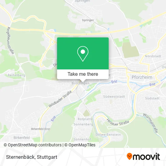 Карта Sternenbäck