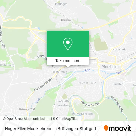 Hager Ellen Musiklehrerin in Brötzingen map