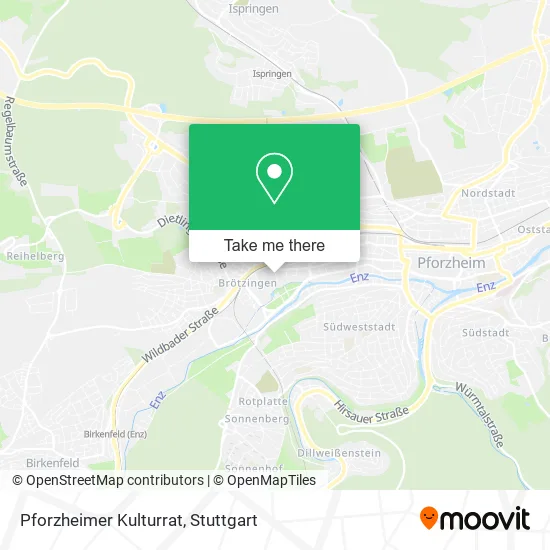 Карта Pforzheimer Kulturrat