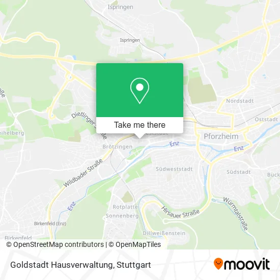 Карта Goldstadt Hausverwaltung