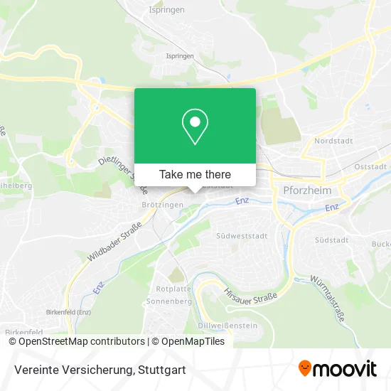 Карта Vereinte Versicherung